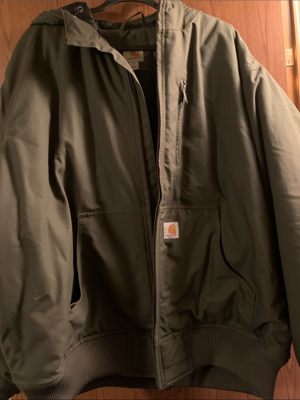 Carhartt Green coat Size 2XL